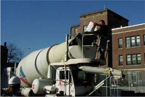 AQUAFIN Zugabe zu Frischbeton